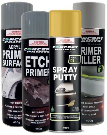 Autopro Concept Paints Primers and Spray Putty 400g offer