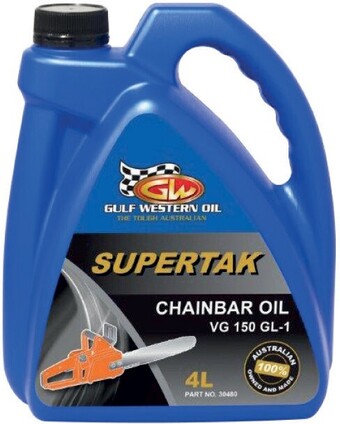 Gulf Western Supertak Chainbar Oil 4LT