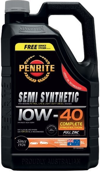 Autopro Penrite Semi Synthetic 10W40 5L offer