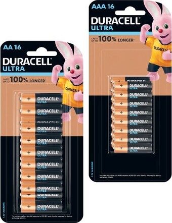 Coles Duracell Ultra AA or AAA 16 Pack offer