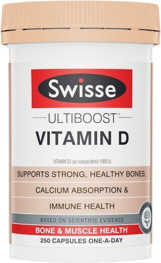 Coles Swisse Ultiboost Vitamin D 250 Pack* offer