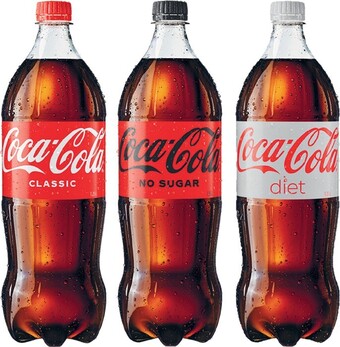 Coles Coca-Cola, Fanta or Sprite Soft Drink 1.25 Litre offer