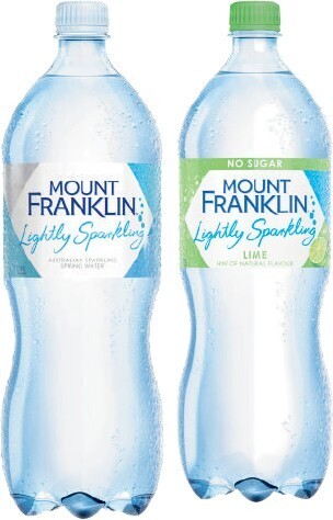Coles Mount Franklin Lightly Sparkling Water 1.25 Litre offer