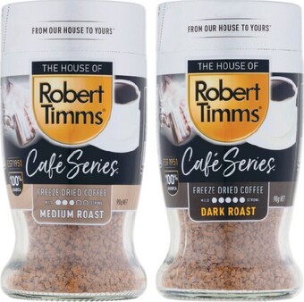 Coles Robert Timms Freeze Dried Instant Coffee 90g offer