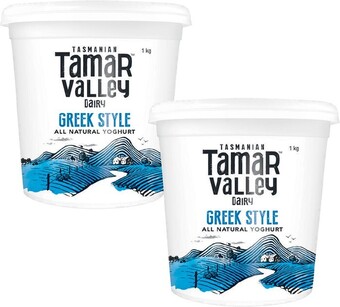 Coles Tamar Valley Greek Style Yoghurt 1kg offer