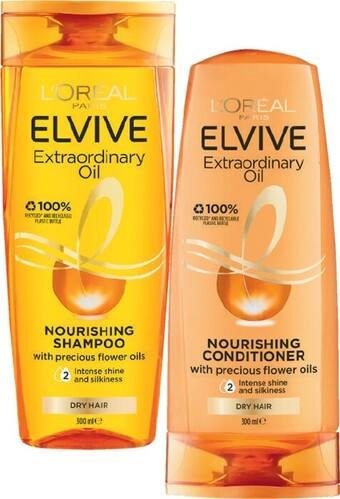 Coles L’Oréal Elvive Shampoo or Conditioner 300mL offer