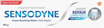 Coles Sensodyne Repair & Protect or Rapid Relief Toothpaste 100g offer