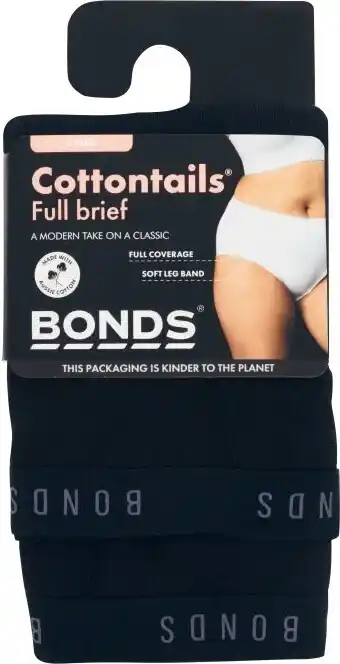 Coles Bonds Womens Cottontails Seamfree Full Brief 1 Pack offer