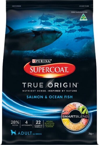 Coles Supercoat True Origin Dry Dog Food 7kg offer