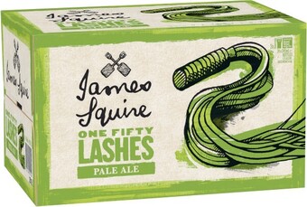 Coles James Squire 150 Lashes Bottles 24x345mL offer