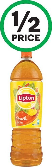 Woolworths Lipton Ice Tea Varieties 1.5 Litre offer