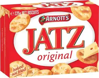 Woolworths Arnott’s Jatz Crackers 180-250g offer