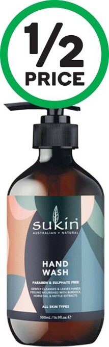 Woolworths Sukin Art Series Anna Cole Hand Wash 500ml offer