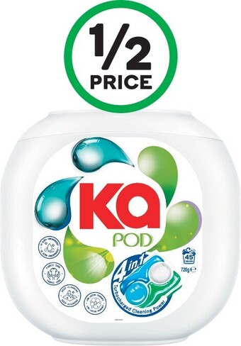 Woolworths Ka Pod Laundry Capsules Pk 45 offer