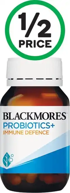 Woolworths Blackmores Probiotics+ Immune Defence Gut Health Vitamin Capsules 30 Pack^ offer