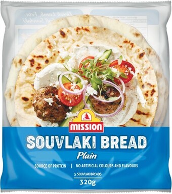Woolworths Mission Souvlaki Bread 320g offer