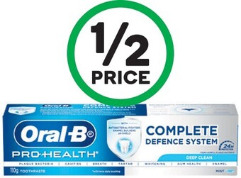 Woolworths Oral-B Pro Health Toothpaste 110g offer