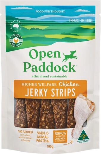 Woolworths Open Paddock Jerky Strips 100g offer