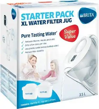 Woolworths Brita Starter Pack Water Filter Jug 3.5 Litre offer