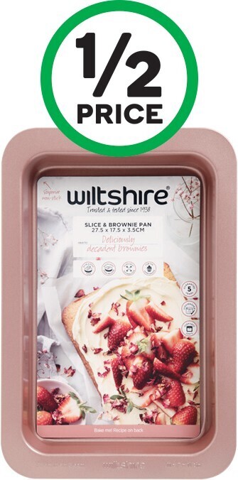 Woolworths Wiltshire Rose Gold Slice Brownie Pan offer