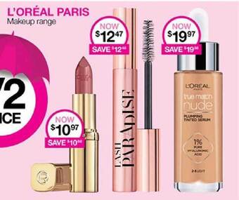 Priceline L'oréal Paris Makeup Range offer