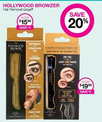 Priceline Hollywood Browzer Hair Removal Range offer