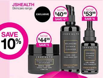 Priceline Jshealth Skincare Range offer