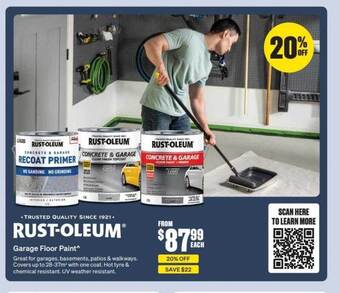 SuperCheap Auto Rust-oleum Garage Floor Paint offer