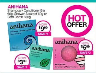 Priceline Anihana Shampoo + Conditioner Bar offer