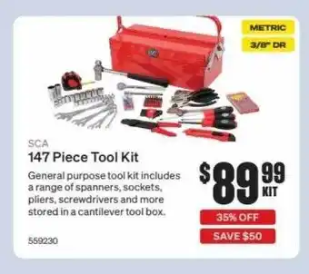 SuperCheap Auto Sca 147 Piece Tool Kit offer