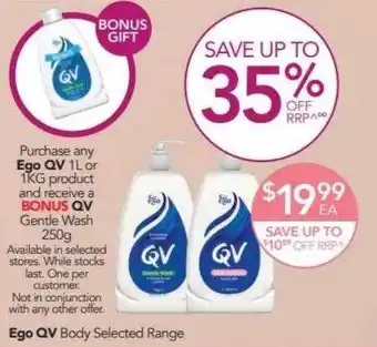 Terry White Ego Qv offer