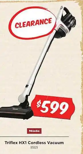 Betta Miele Triflex Hx1 Cordless Vacuum offer