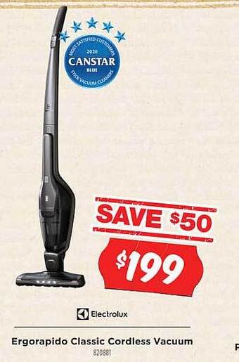 Betta Electrolux Ergorapido Classic Cordless Vacuum offer