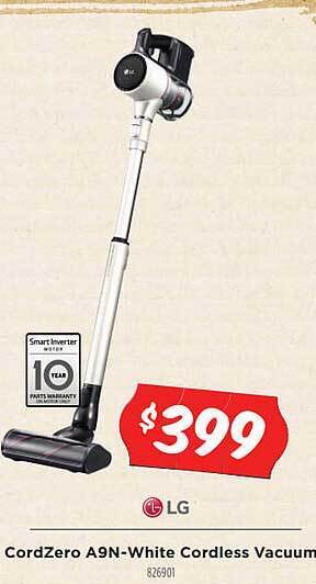 Betta Lg Cordzero A9n-white Cordless Vacuum offer