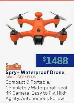 Swellpro Spry+ Waterproof Drone Swellspryplus