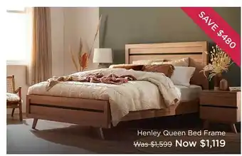 Henley Queen Bed Frame