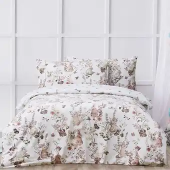 Spotlight Kids House Bea Flannelette Quilt Cover Set offer