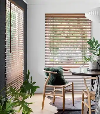 Spotlight 50% off Timber Venetians 45mm in Golden Oak offer