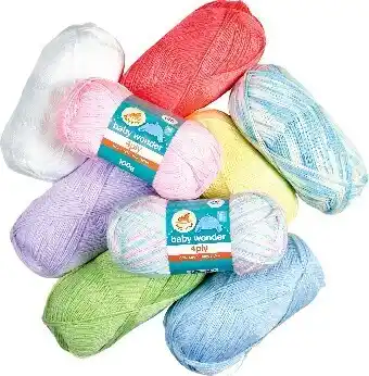 Spotlight 30% off Bella Baby Baby Wonder 4ply, 100g offer