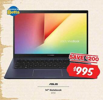 Betta Asus 14 offer