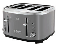 The Good Guys Russell Hobbs Legacy 4 Slice Toaster - Charcoal offer