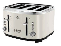 The Good Guys Russell Hobbs Legacy 4 Slice Toaster - Cream offer