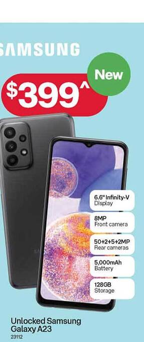 Unlocked Samsung Galaxy A23