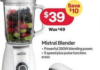 Australia Post Mistral Blender offer