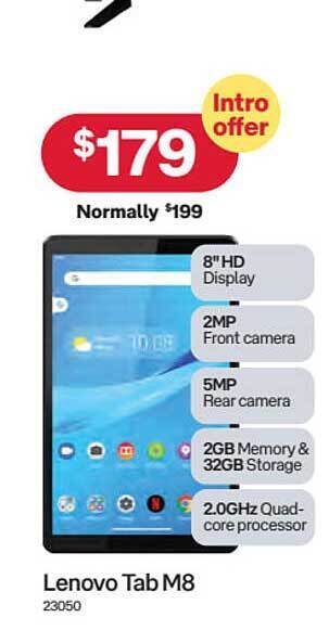 Australia Post Lenovo Tab M8 offer