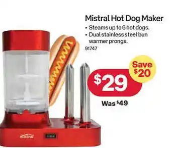 Mistral Hot Dog Maker