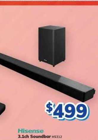Bi-Rite Hisense 3.1ch Soundbar offer