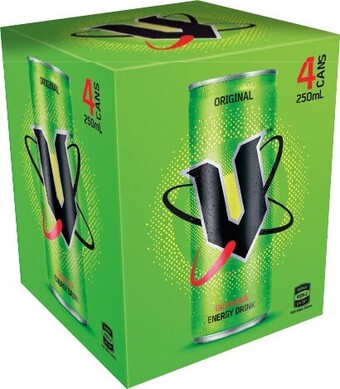 IGA V Energy Drink 4x250mL Selected Varieties offer