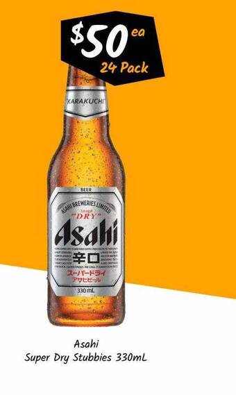 Asahi Super Dry Stubbies