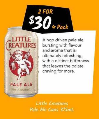 Cellarbrations Little Creatures Pale Ale Cans offer